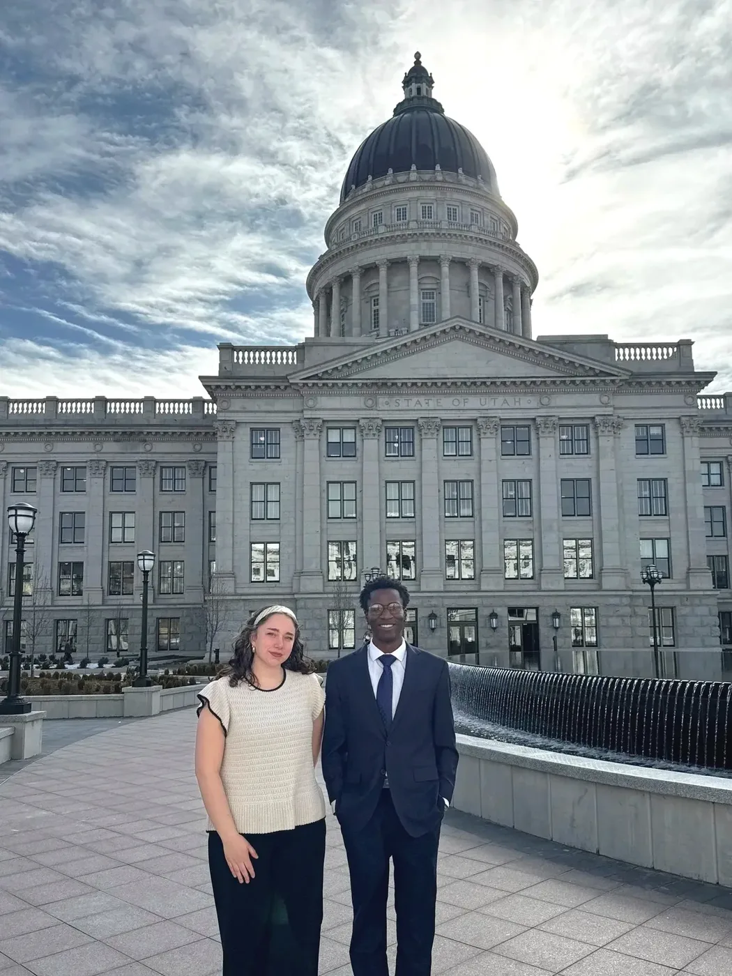 PolicyLab interns at the Utah State Capitol